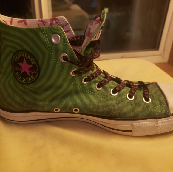 Green Day Converse sneakers IUNO - Picture 3 of 4